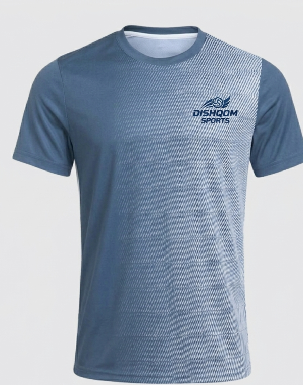 DISHQOM SPORTS Men's Athletic Training Shirt – Premium Tech Knit Performance Tee